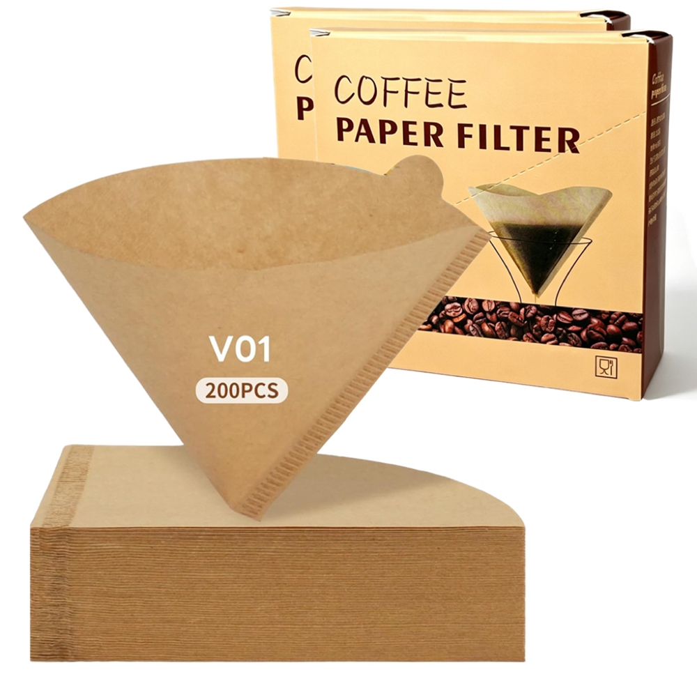 Coffee Equipment For Home - 커피 필터 200개입 콘형 커피 필터