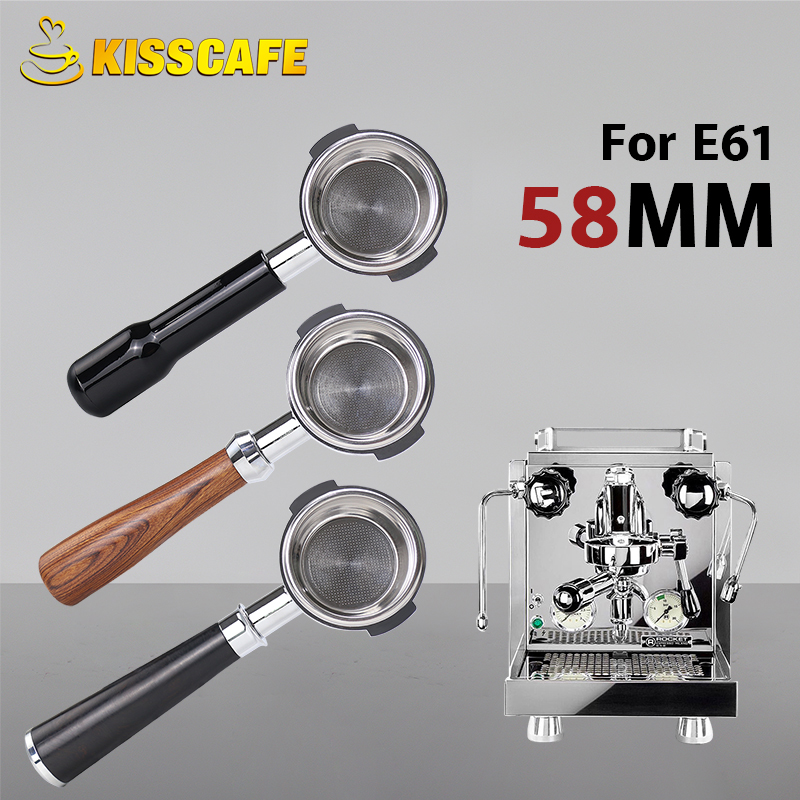 Quality Coffee Equipment - E61 엑스포바용 바텀리스 포타필터, 필터 바스켓