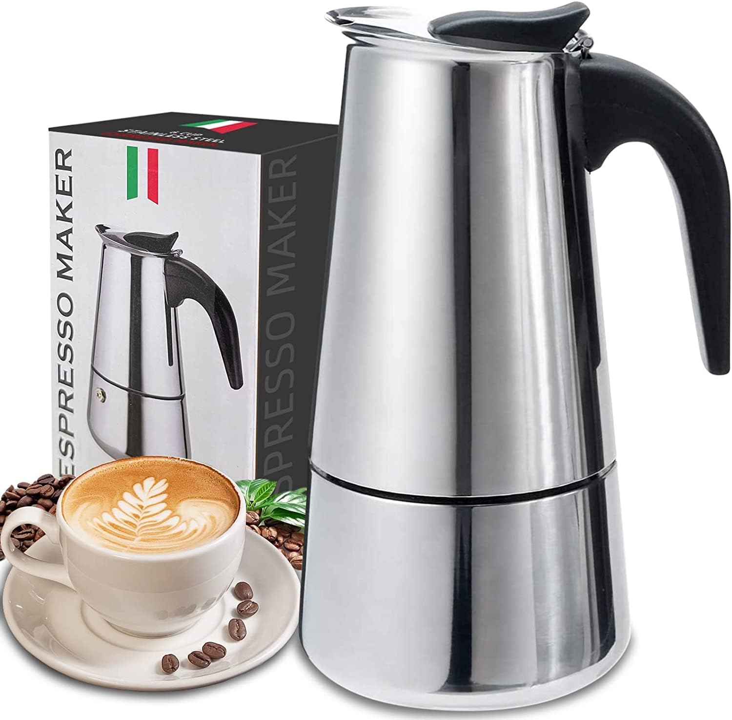 Quality Coffee Equipment - 모카 포트 카페 머신, 에스프레소 컵