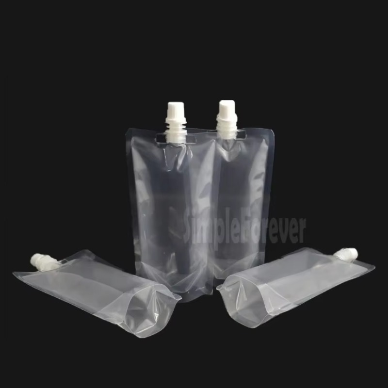 Coffee Equipment Bag - 500pcs 250ml Stand-up Plastic Beverage Bag