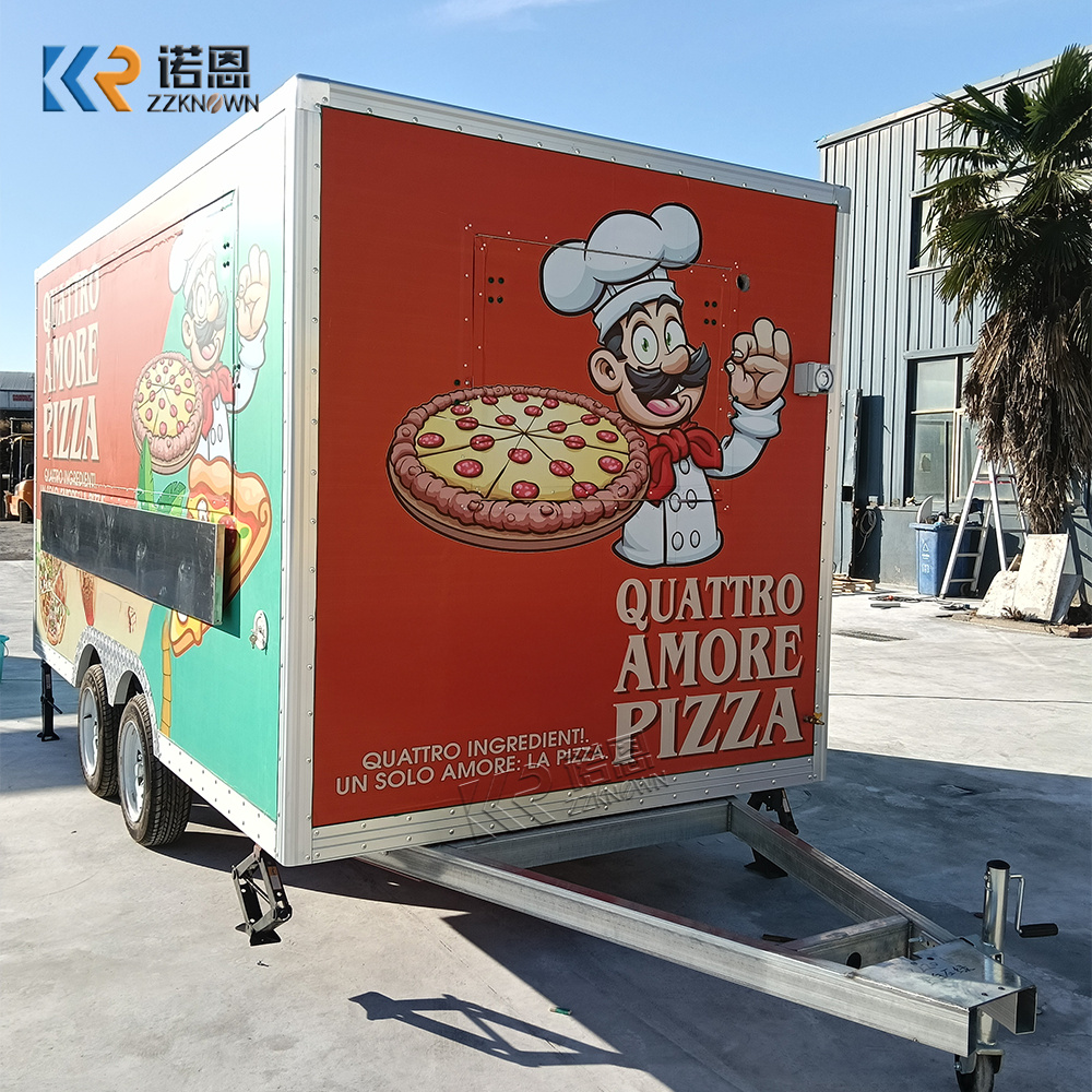 Coffee Equipment China - 중국산 이동식 커피 푸드 트레일러 피자