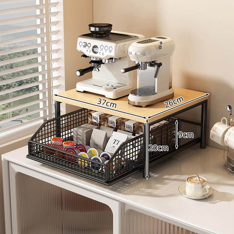 Coffee Equipment Bag - 커피머신 수납 선반 서랍형 정리대 철제