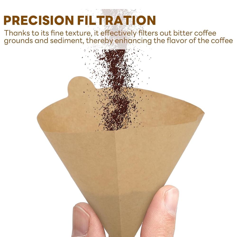 커피 필터 200개입 콘형 커피 필터 # 종이 커피 필 - Coffee Equipment For Home 리뷰 및 가격