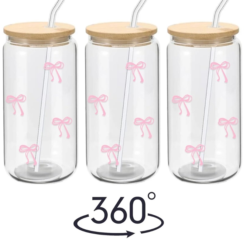 귀여운 리본 유리컵 500ml 텀블러 메이슨자 모양 병 - Bean Hopper Lid 리뷰 및 가격