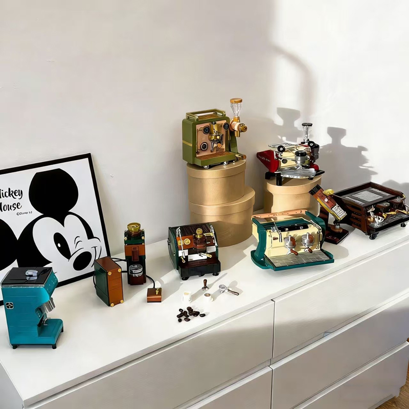 새로운 Decool 빈티지 커피 머신 빌딩 블록 그라인 - Vintage Coffee Equipment 리뷰 및 가격