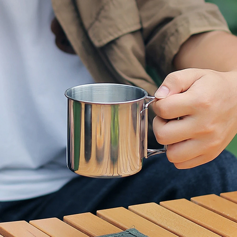 캠핑 머그 스테인레스 스틸 커피 컵 관광객 식기 피크닉 - Coffee Equipment China 리뷰 및 가격