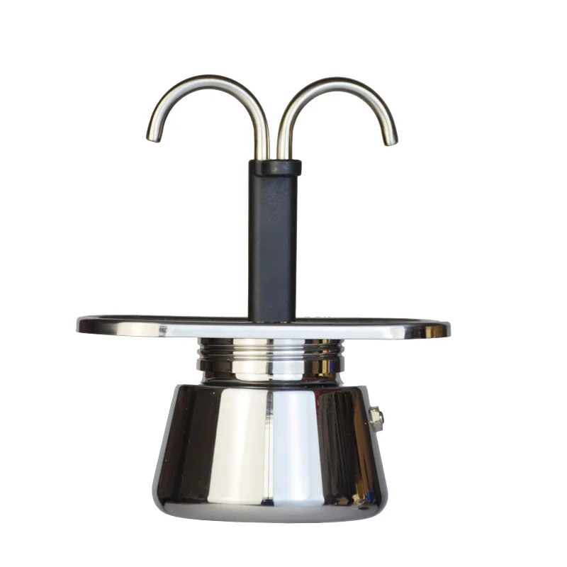200ML 미니 모카 포트 더블 튜브 304 스테인레스 - Quality Coffee Equipment 리뷰 및 가격