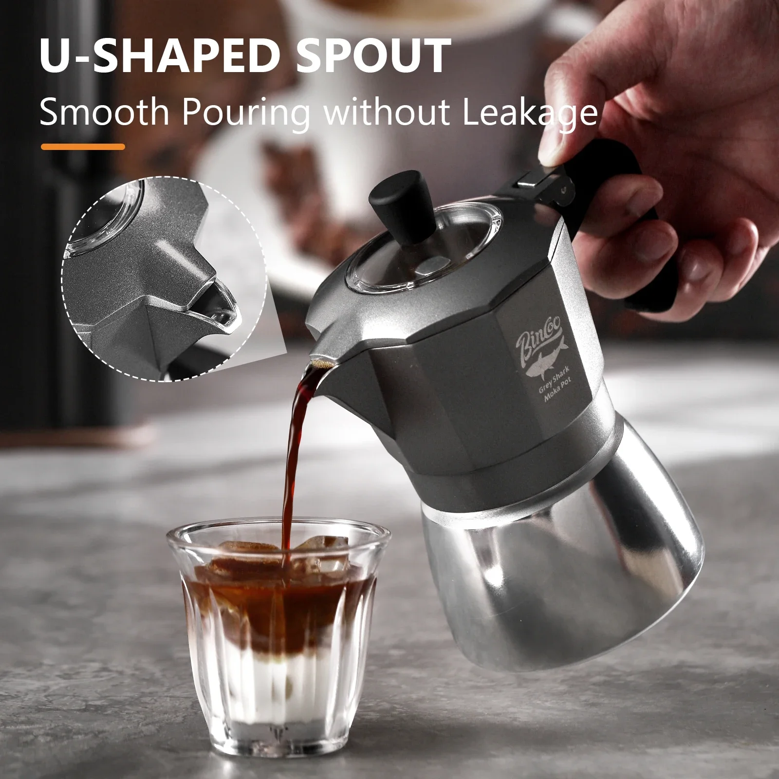 빈쿠 2컵 더블 밸브 모카포트 알루미늄 합금 커피포트  - Quality Coffee Equipment 리뷰 및 가격