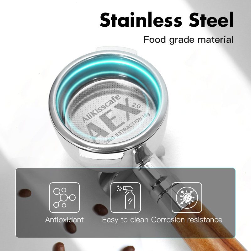 AliKisscafe 58MM 커피 포터필터, 가기아  - Quality Coffee Equipment 리뷰 및 가격