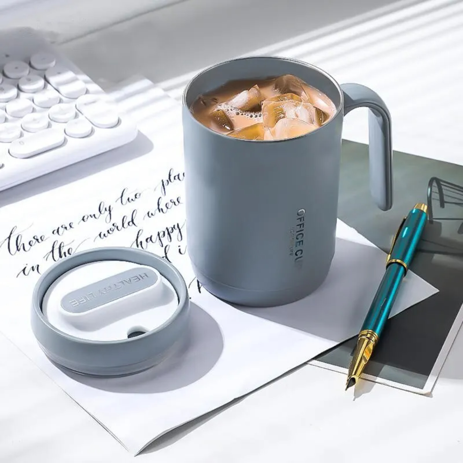 1pc 회색 크리 에이 티브 PP 라이너 마시는 컵 휴 - Coffee Equipment China 리뷰 및 가격