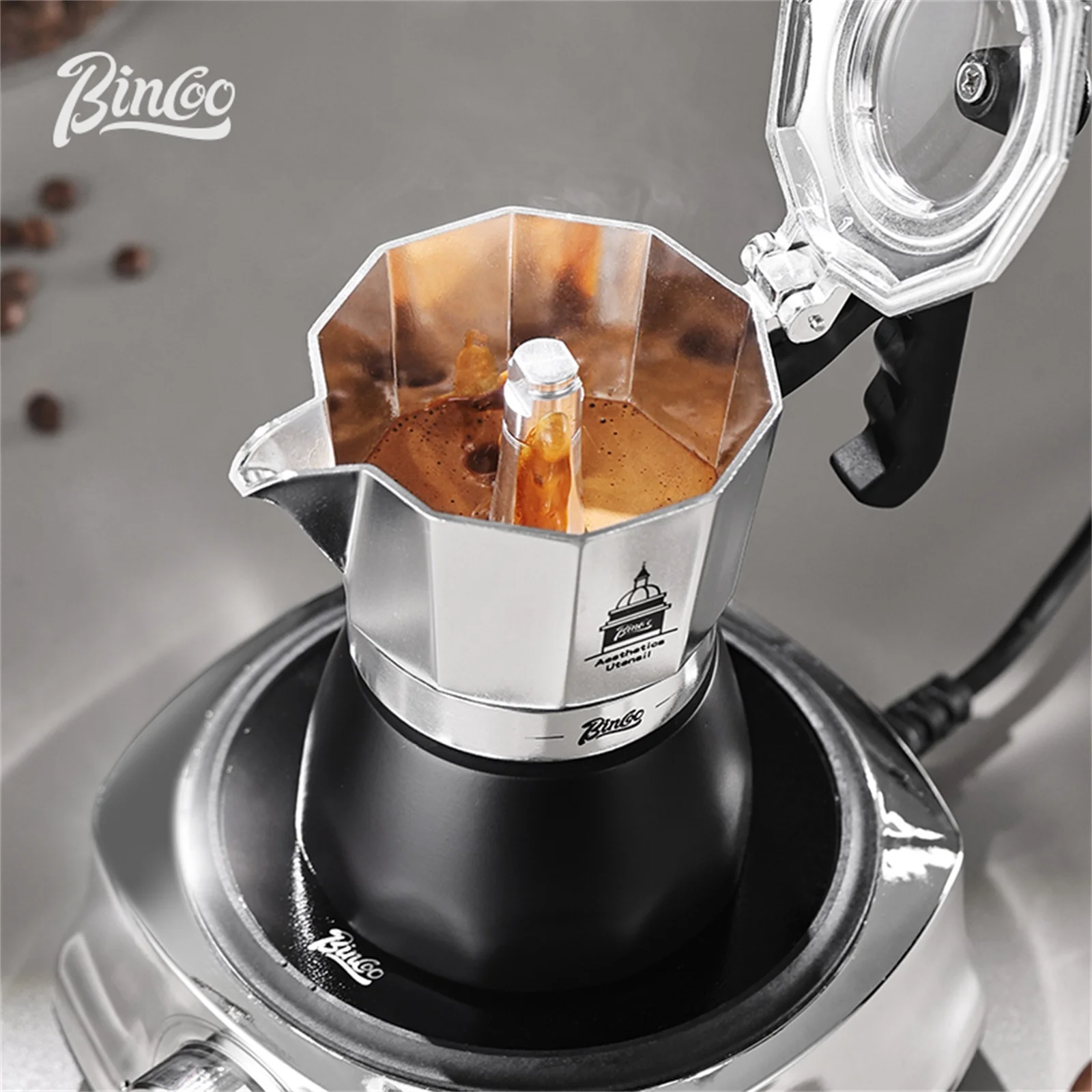BINCOO 더블 밸브 모카 포트, 에스프레소 추출 커 - Quality Coffee Equipment 리뷰 및 가격