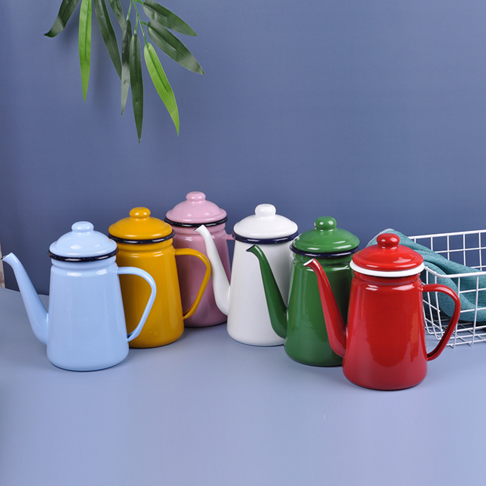 손잡이가 있는 빈티지 에나멜 커피 포트, 내구성 있는  - Vintage Coffee Equipment 리뷰 및 가격