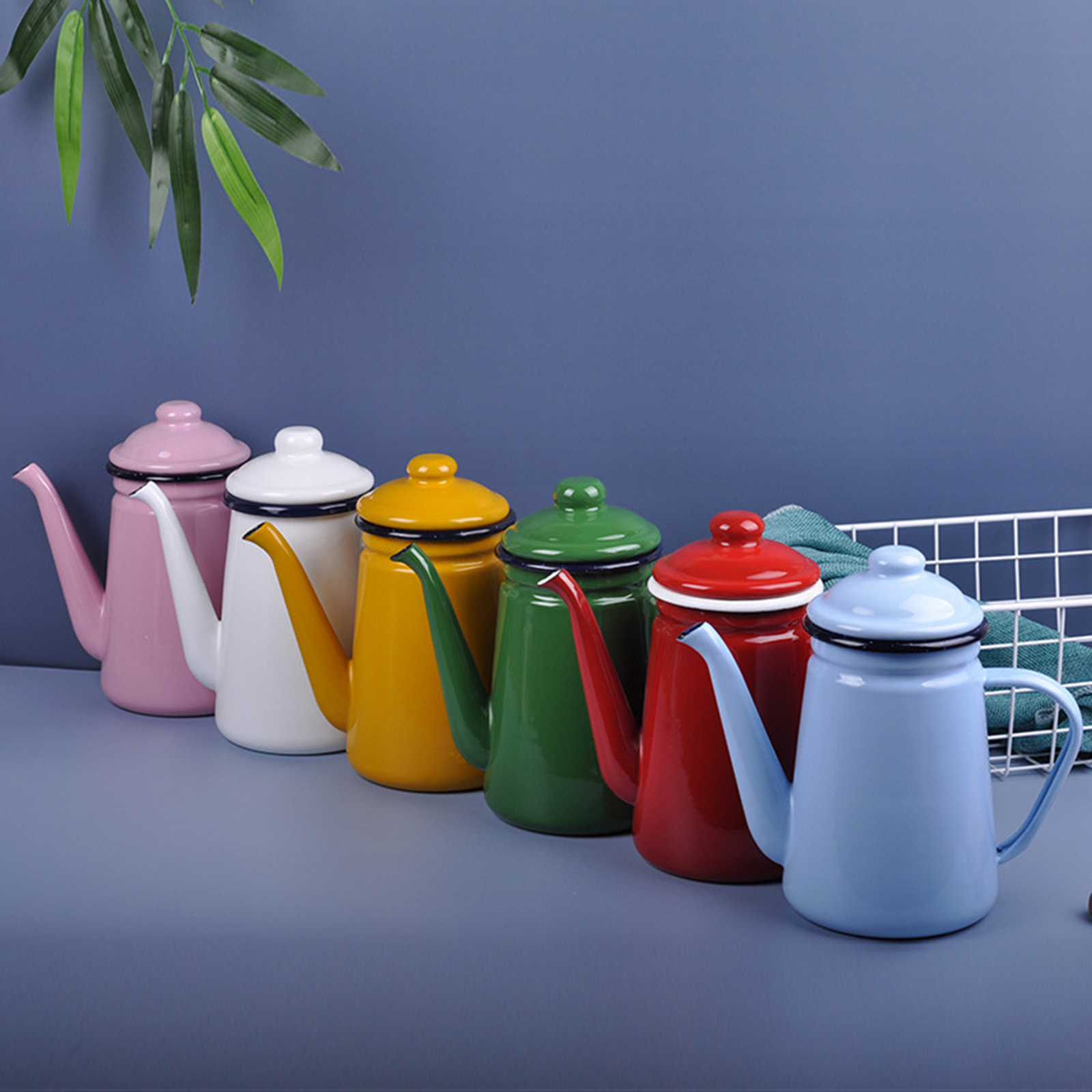 손잡이가 있는 빈티지 에나멜 커피 포트, 내구성 있는  - Vintage Coffee Equipment 리뷰 및 가격