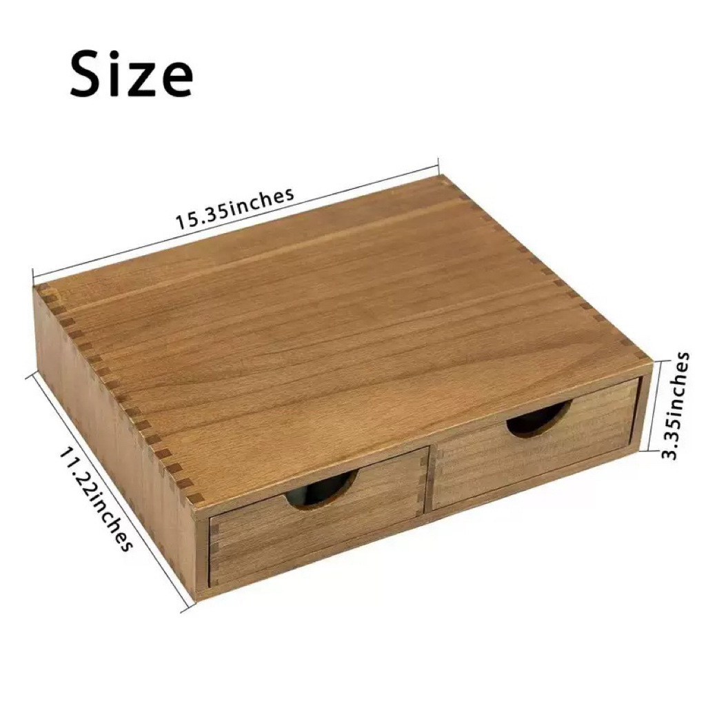 미니멀리스트 원목 커피머신 받침대, 이중 서랍 커피 캡 - Coffee Equipment Bag 리뷰 및 가격