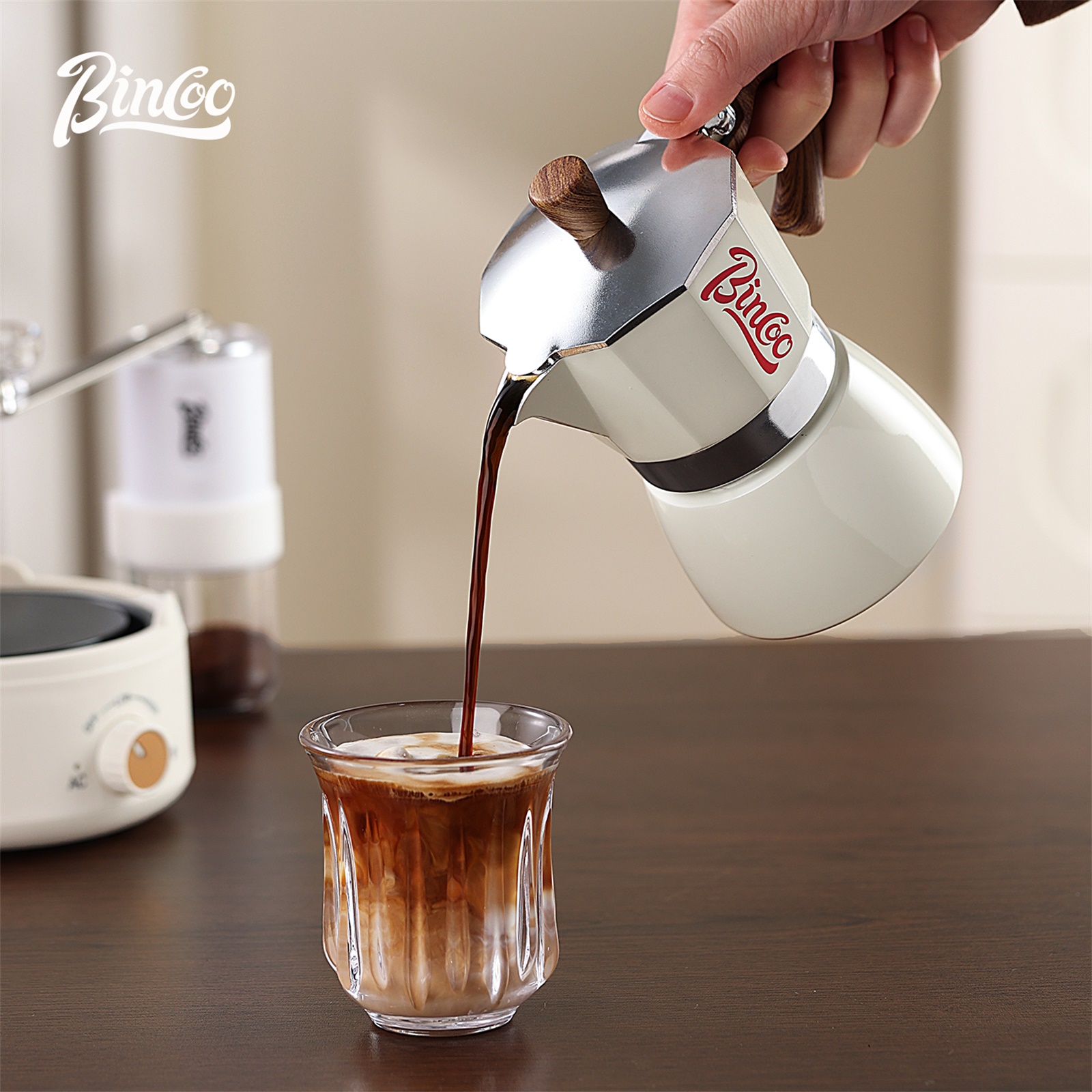 빈쿠 모카포트와 전기 스토브 콤보 에스프레소 메이커,  - Coffee Equipment For Home 리뷰 및 가격