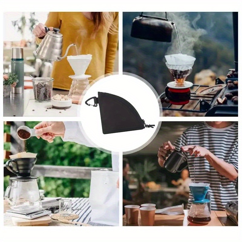 1Pc 커피 필터 종이 보관 가방 방수 방진 재사용 가 - Coffee Equipment Bag 리뷰 및 가격