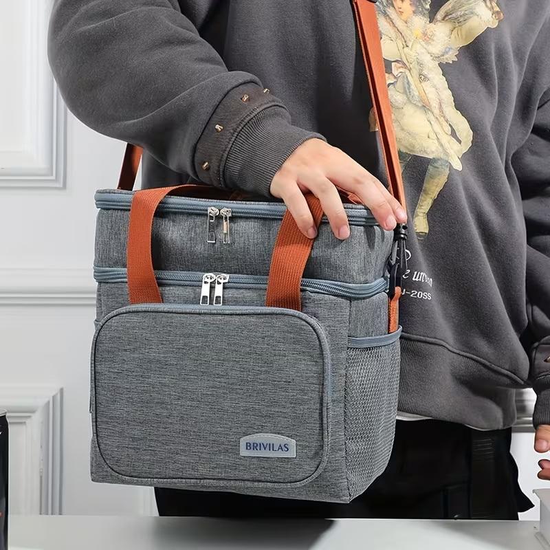 1개 단위 단열 도시락 가방, 대용량 이중층 단열 토트 - Coffee Equipment Bag 리뷰 및 가격