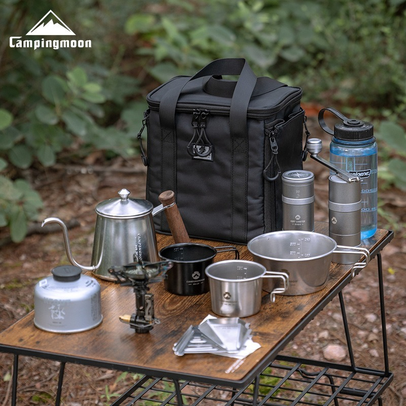 캠핑문 BKXD-5F-B 카드 스토브 가스통 가방 캠핑 - Coffee Equipment Bag 리뷰 및 가격