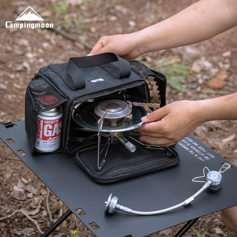 캠핑문 BKXD-5F-B 카드 스토브 가스통 가방 캠핑 - Coffee Equipment Bag 리뷰 및 가격