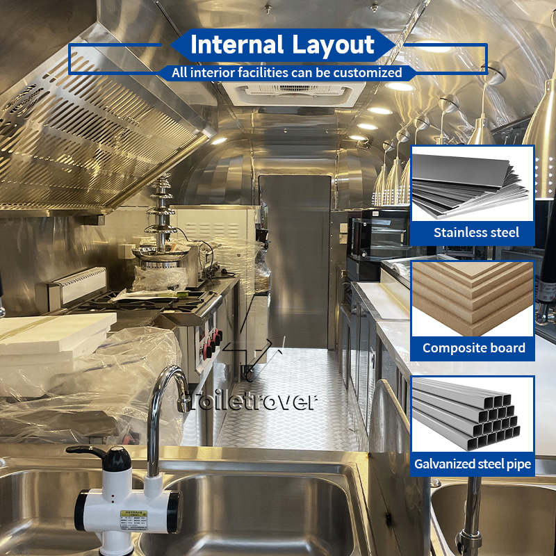 맞춤형 풀 키친 푸드트럭 야외 이동식 푸드트럭 트레일러 - Coffee Equipment China 리뷰 및 가격