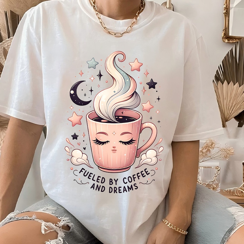 새로운 커피 귀여운 패턴 아이론온 DTF 열전사 스티커 - Coffee Equipment Bag 리뷰 및 가격