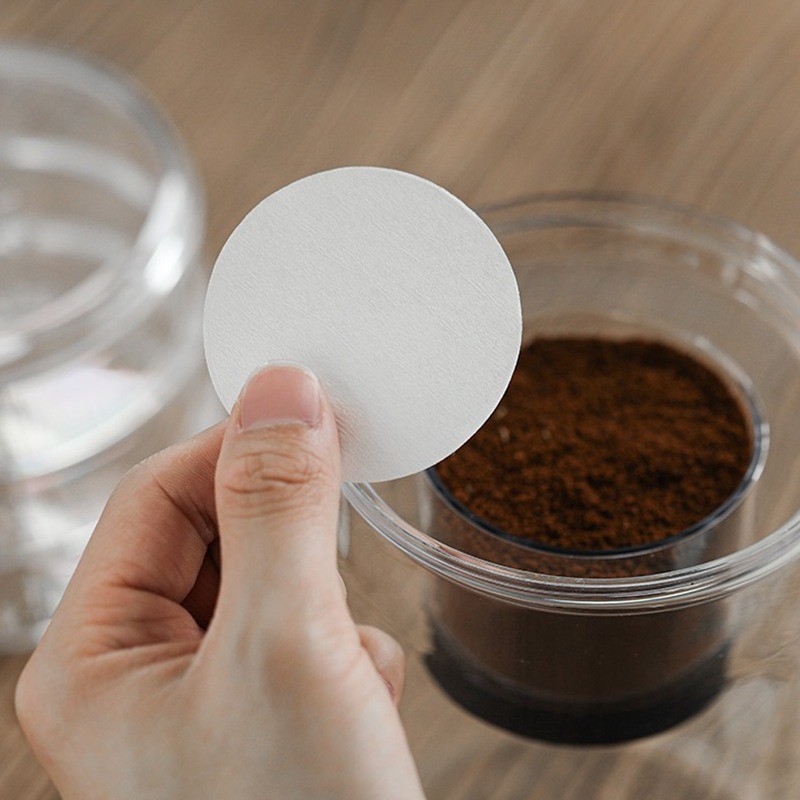 100Pcs 라운드 커피 필터 종이 세트 51mm/53 - Coffee Equipment For Home 리뷰 및 가격